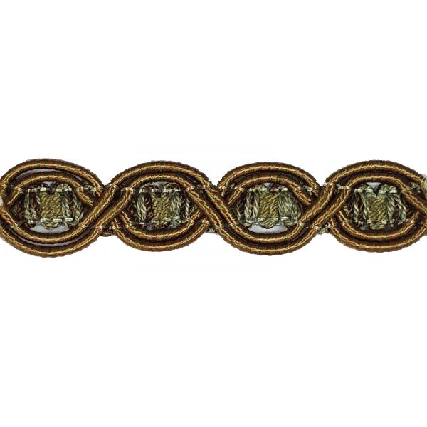 London Eye Braid - Colour. 7097 Copper/Brown